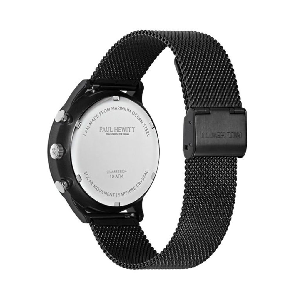 PAUL HEWITT Solar Chrono Black White PH - W - 0300 - Lam Workshop