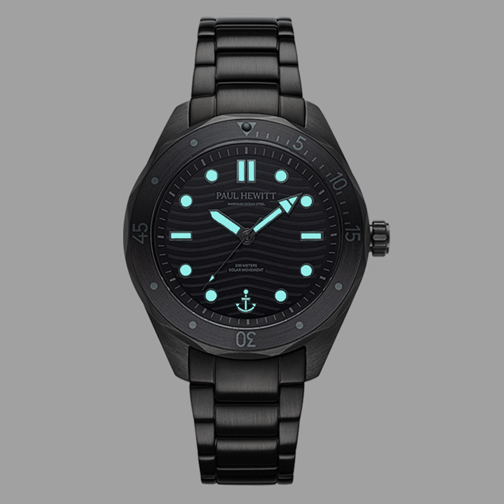 PAUL HEWITT Solar Ocean Diver Black PH - W - 0329 - Lam Workshop