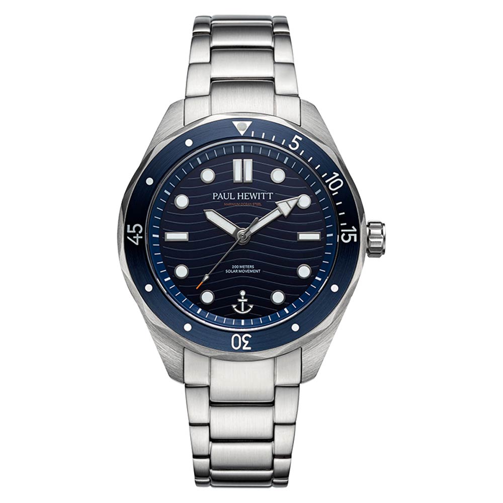 PAUL HEWITT Solar Ocean Diver Silver Blue PH - W - 0327 - Lam Workshop