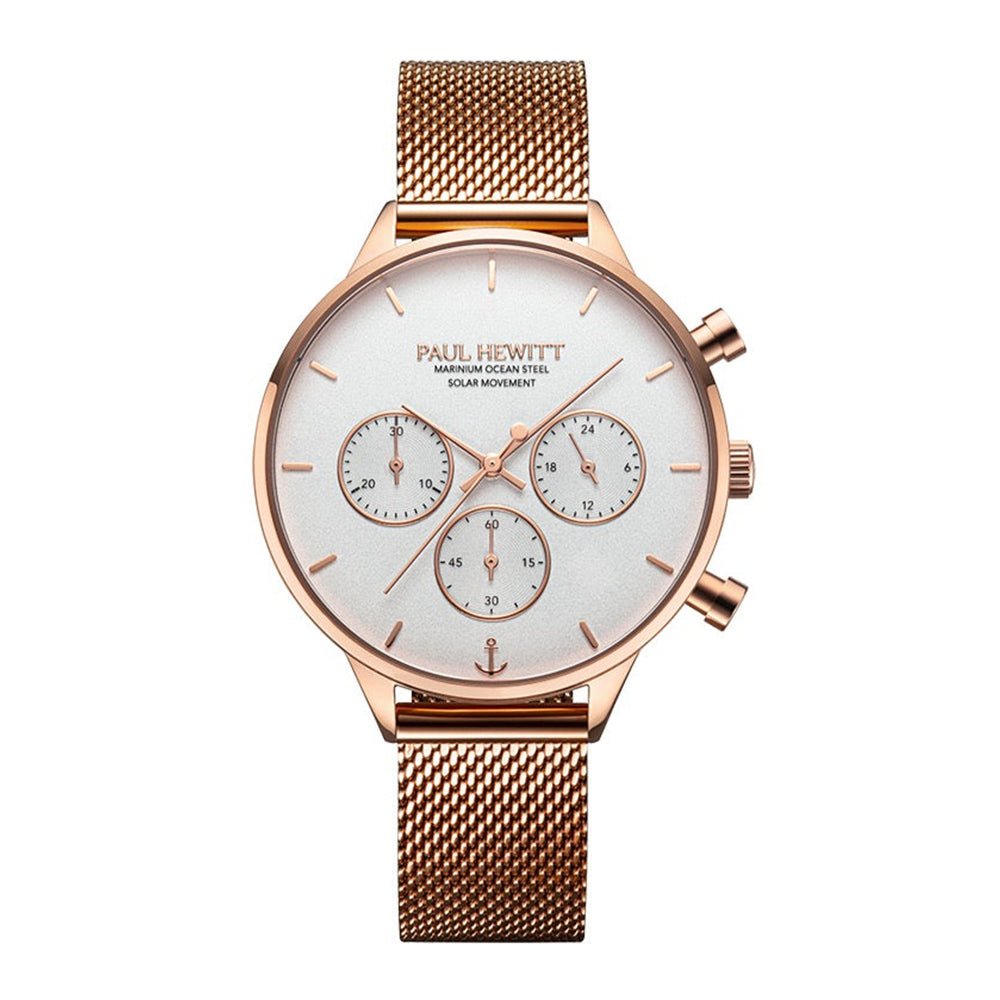 PAUL HEWITT Solar Oceanpulse Rose Gold White PH - W - 0307 - Lam Workshop