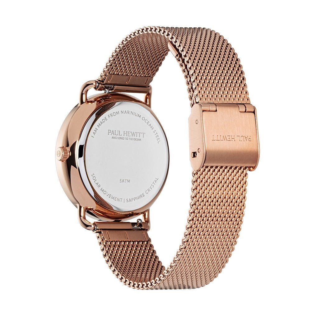 PAUL HEWITT Solar Sailor 33mm Rose Gold White Sand PH - W - 0320 - Lam Workshop