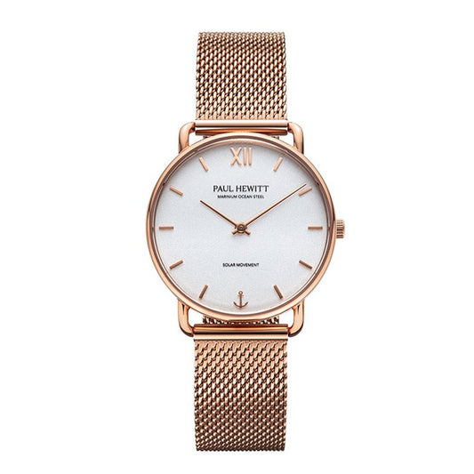 PAUL HEWITT Solar Sailor 33mm Rose Gold White Sand PH - W - 0320 - Lam Workshop