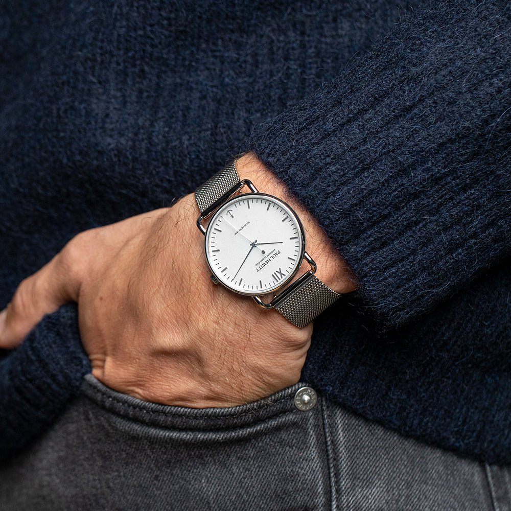 PAUL HEWITT Solar Sailor 39mm Sliver White PH - W - 0324 - Lam Workshop