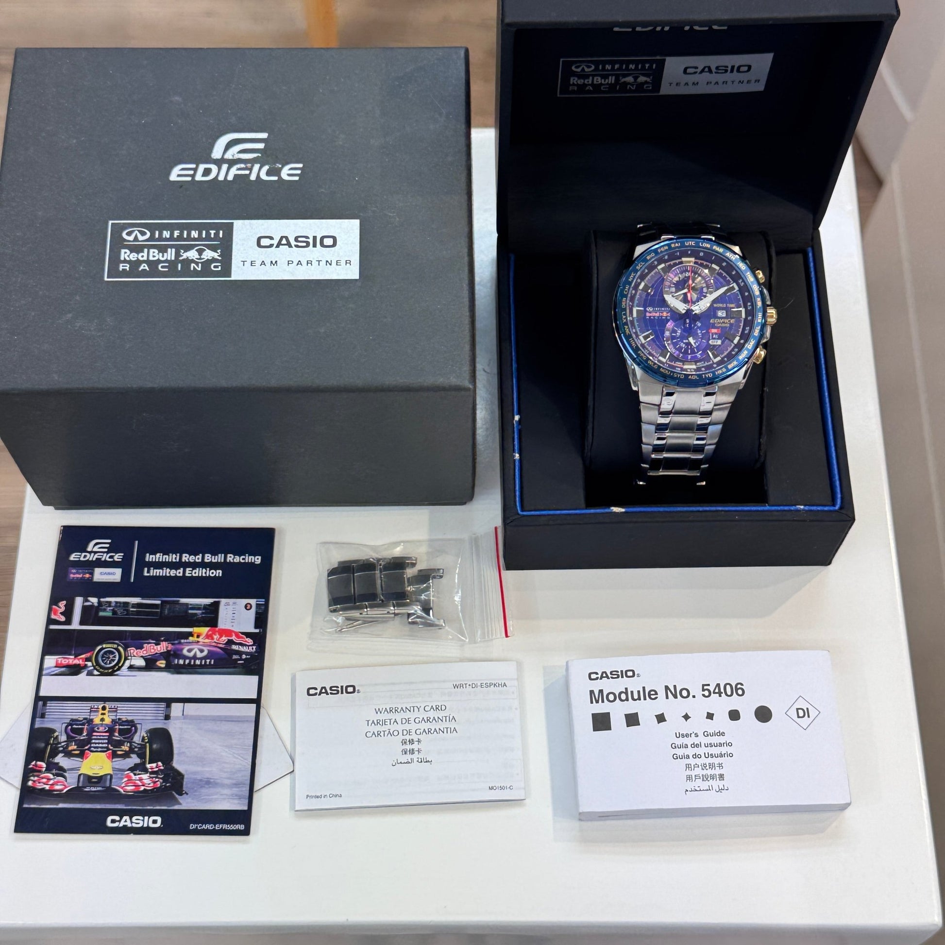 Pre - Owned Watches - CASIO EFR - 550RB - 2A, 90% new - Lam Workshop