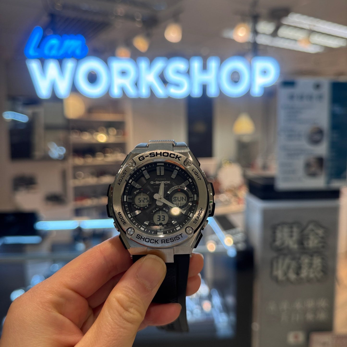 Pre - Owned Watches - CASIO GST - S110 - 1A, 85% new - Lam Workshop