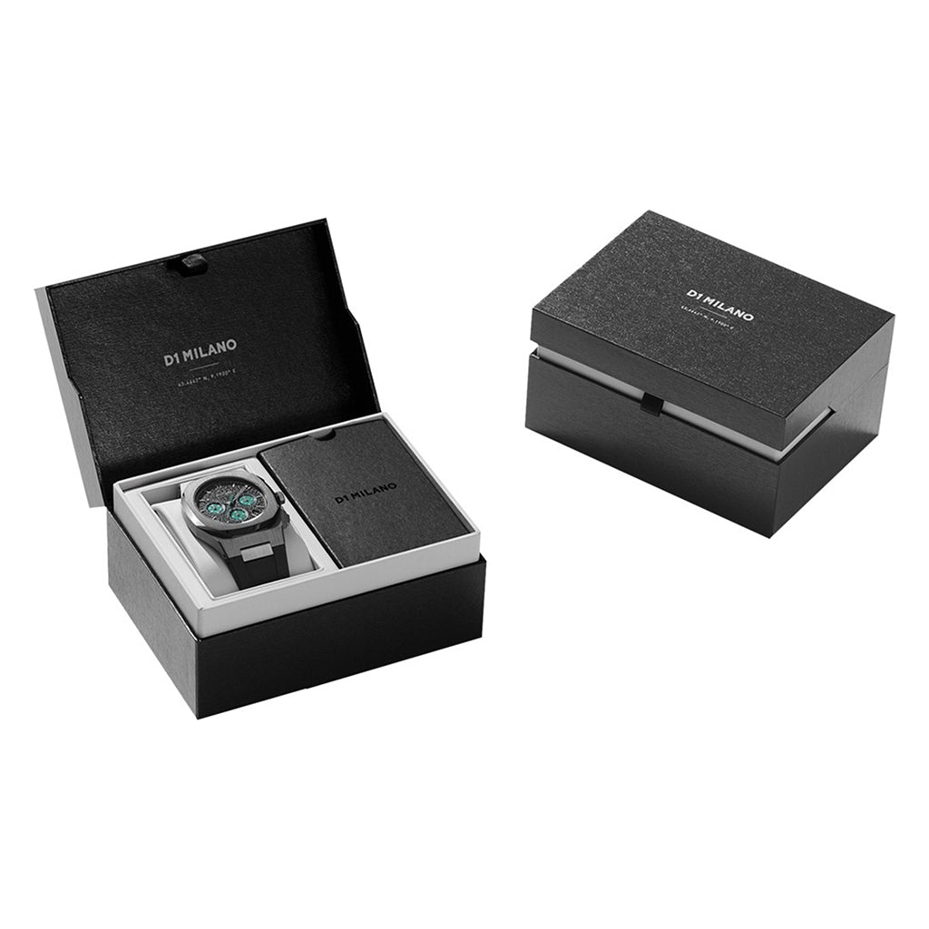 D1 MILANO Chronograph Rubber Rush Grey CHRJ02
