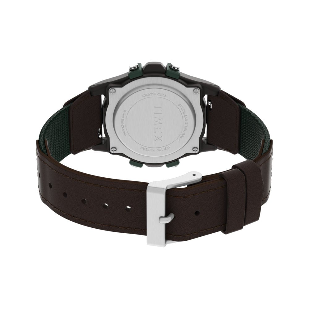 TIMEX Atlantis 40mm Digital Fabric and Leather Strap TW2V44300 - Lam Workshop