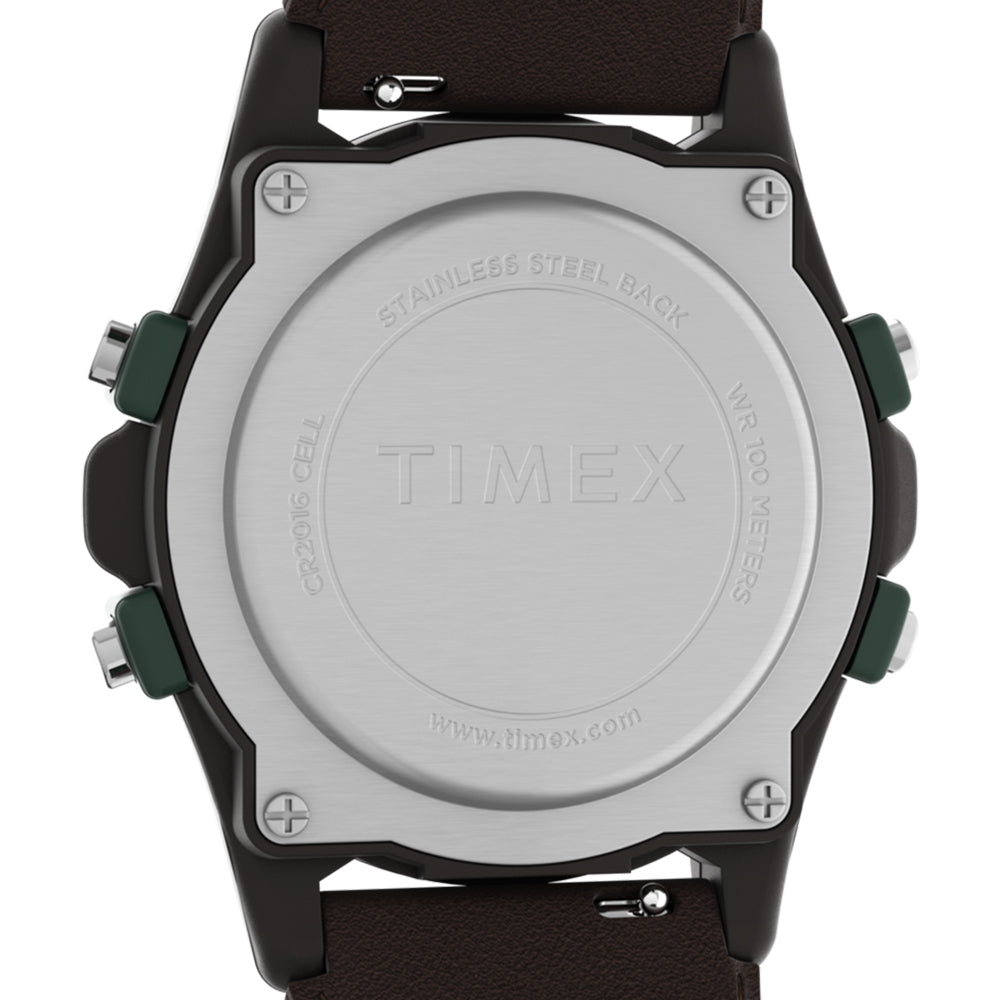 TIMEX Atlantis 40mm Digital Fabric and Leather Strap TW2V44300 - Lam Workshop