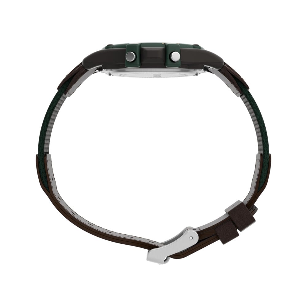 TIMEX Atlantis 40mm Digital Fabric and Leather Strap TW2V44300 - Lam Workshop