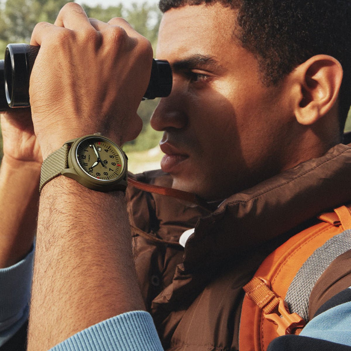 TIMEX Expedition North® Traprock 43mm Eco - Friendly Fabric Strap Watch TW2W23500 - Lam Workshop