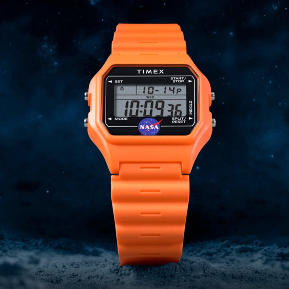 TIMEX Main Street NASA Artemis Digital Orange TW2Y133 - Lam Workshop