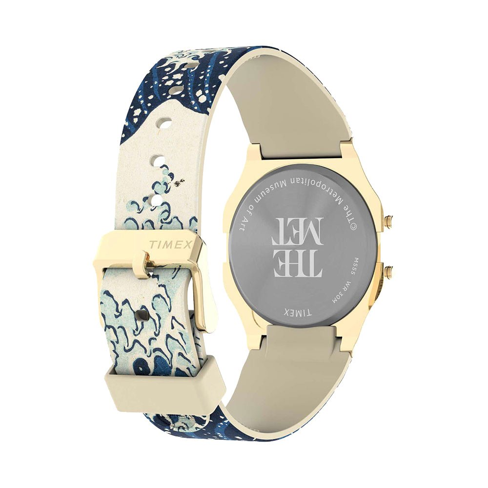 TIMEX x The MET Hokusai Digital Multicolor TW2W25200 - Lam Workshop