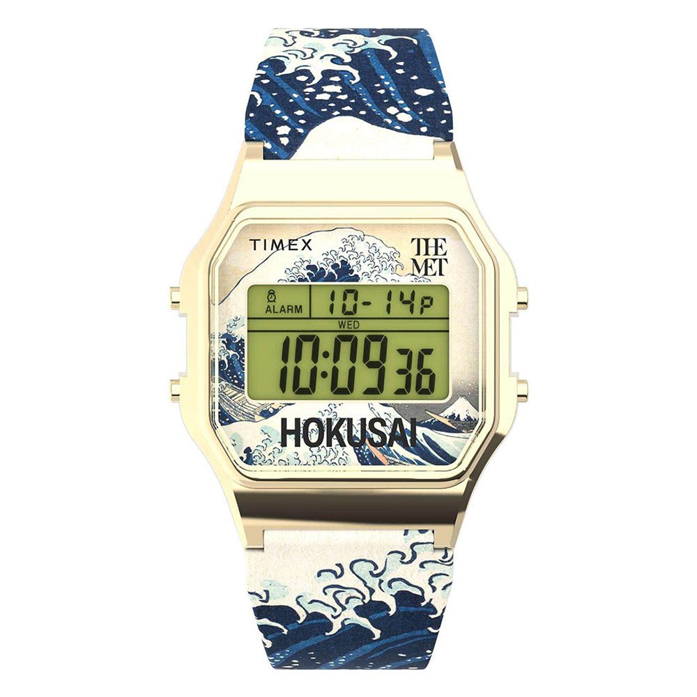 TIMEX x The MET Hokusai Digital Multicolor TW2W25200 - Lam Workshop