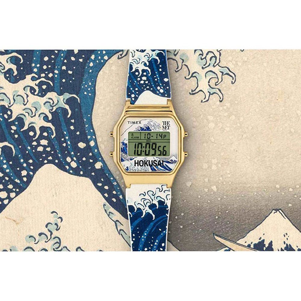 TIMEX x The MET Hokusai Digital Multicolor TW2W25200 - Lam Workshop
