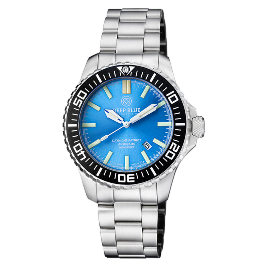 DEEP BLUE Daynight Patriot T-100 Tritium DB03-BL-BL-SS