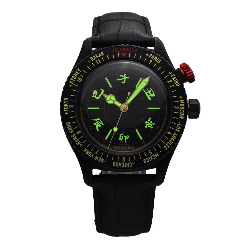 UNDONE Aero Chinese Hour 2024 Black Dial BCP - AER - CHH - 002 - Lam Workshop