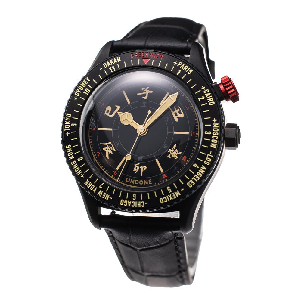 UNDONE Aero Chinese Hour 2024 Black Dial BCP - AER - CHH - 002 - Lam Workshop