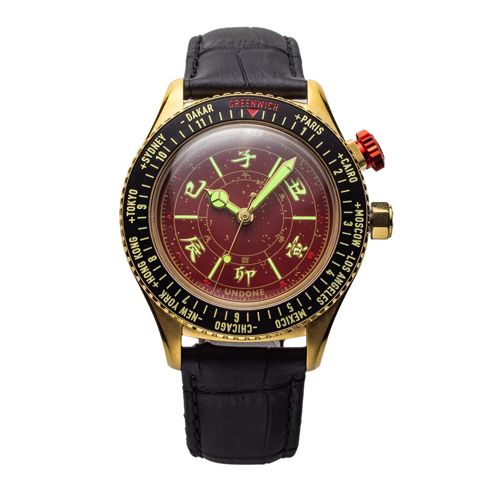 UNDONE Aero Chinese Hour 2024 Dark Red Dial BCP - AER - CHH - 001 - Lam Workshop
