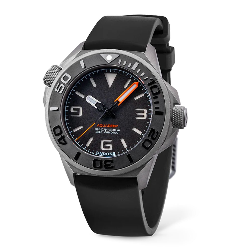 UNDONE Aquadeep Signal Black Automatic AQD - 369 - BLK - Lam Workshop