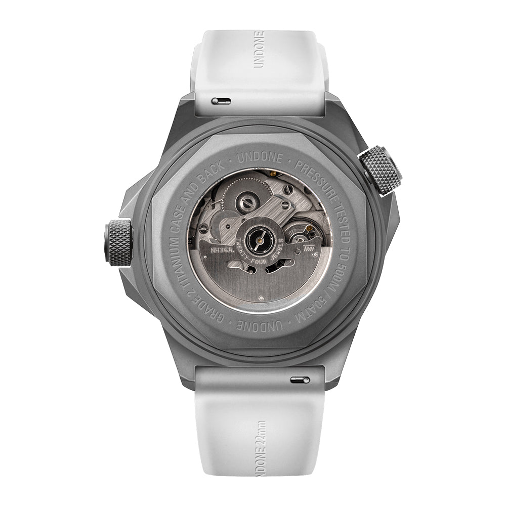 UNDONE Aquadeep Signal White Automatic AQD - 369 - WHT - Lam Workshop