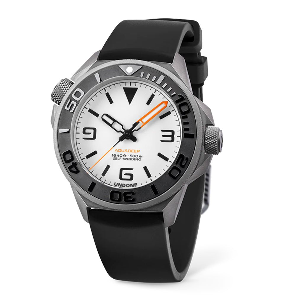 UNDONE Aqualume Black Rubber Automatic AQD - RBR - BLK - Lam Workshop