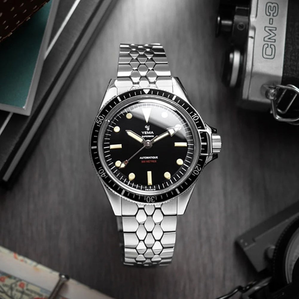 YEMA Superman 500 39mm Scales Bracelet YSUP22A39 - AM2S - Lam Workshop