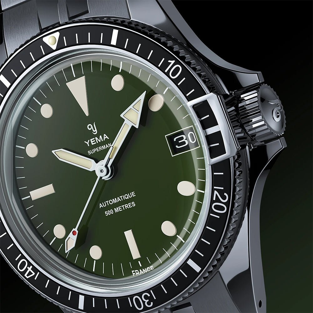 YEMA Superman 500 Dato Verde 39 mm YSUP23A39 - ZM2S - Lam Workshop