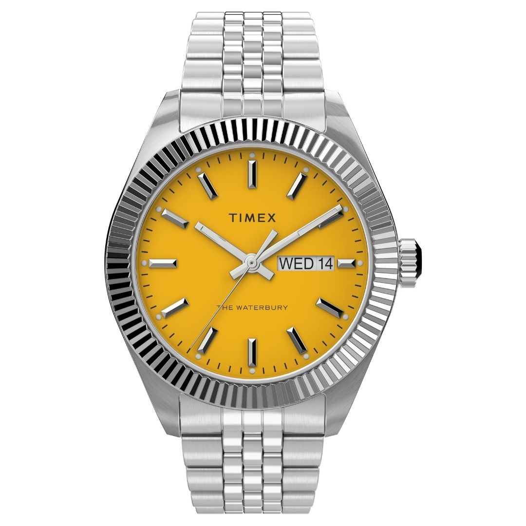 TIMEX Waterbury Legacy 41mm Stainless Steel Bracelet Watch TW2V18000 