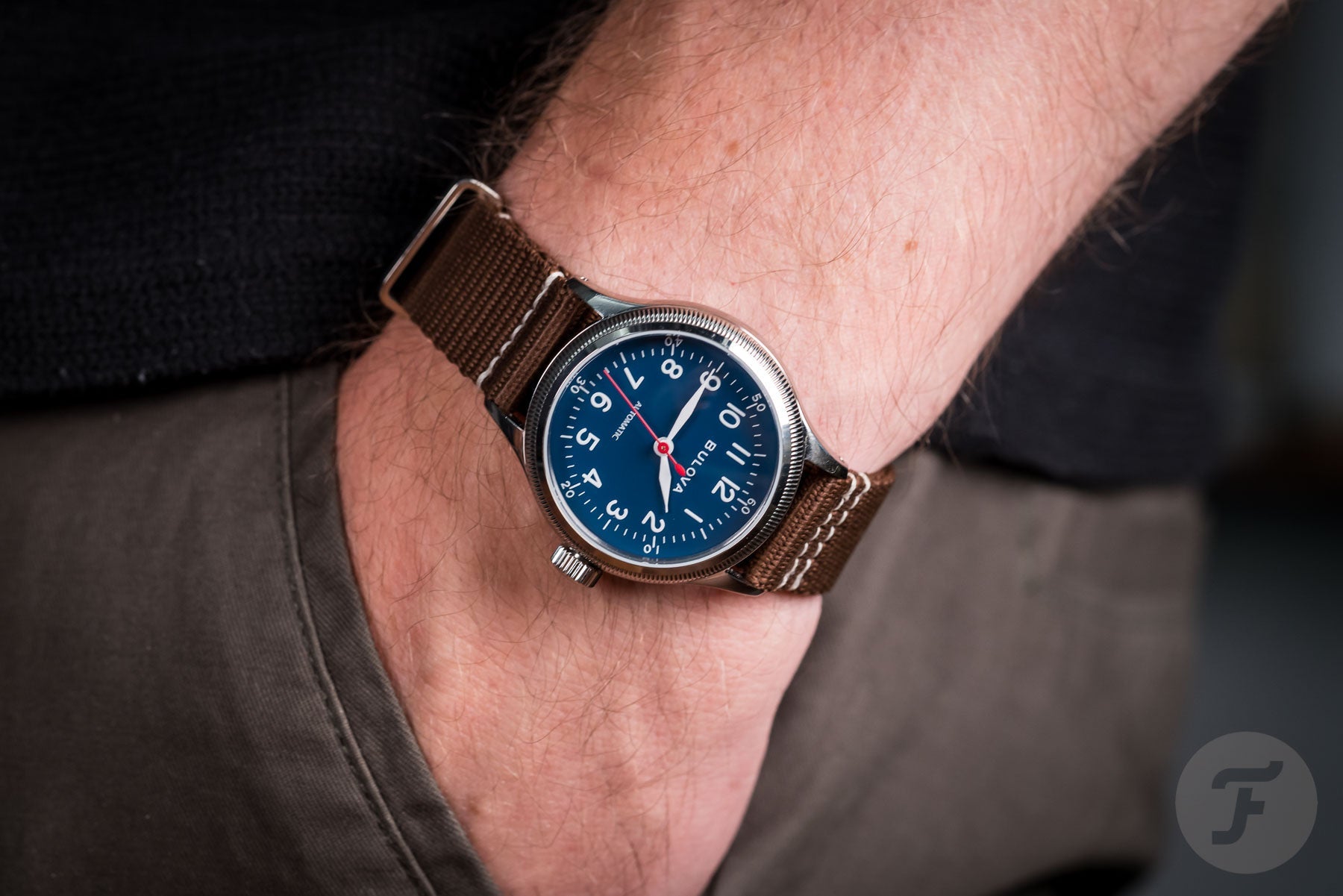 BULOVA Military A - 11 Hack Watch 96A282 - Lam Workshop