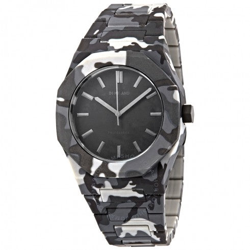 D1 MILANO Polycarbon Black Dial Gray Camo PCBJ09