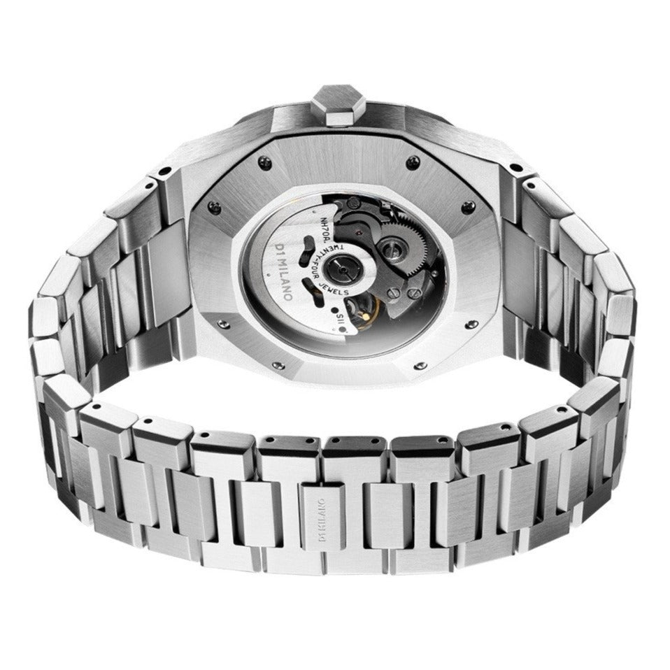 D1 MILANO Skeleton 41.5mm Sliver SKBJ01 - Lam Workshop