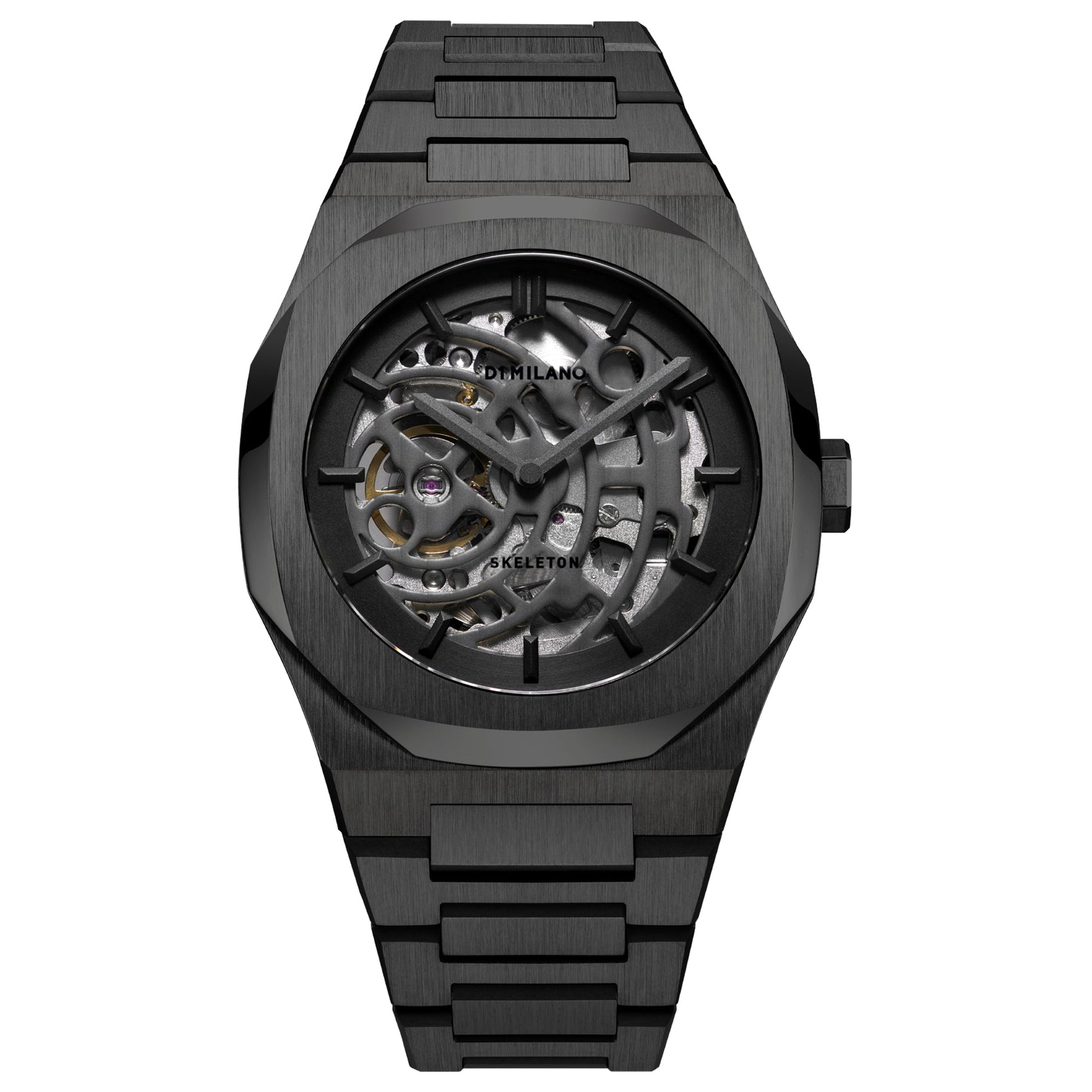 D1 MILANO Skeleton 41.5mm X - ray Black SKBJ04 - Lam Workshop
