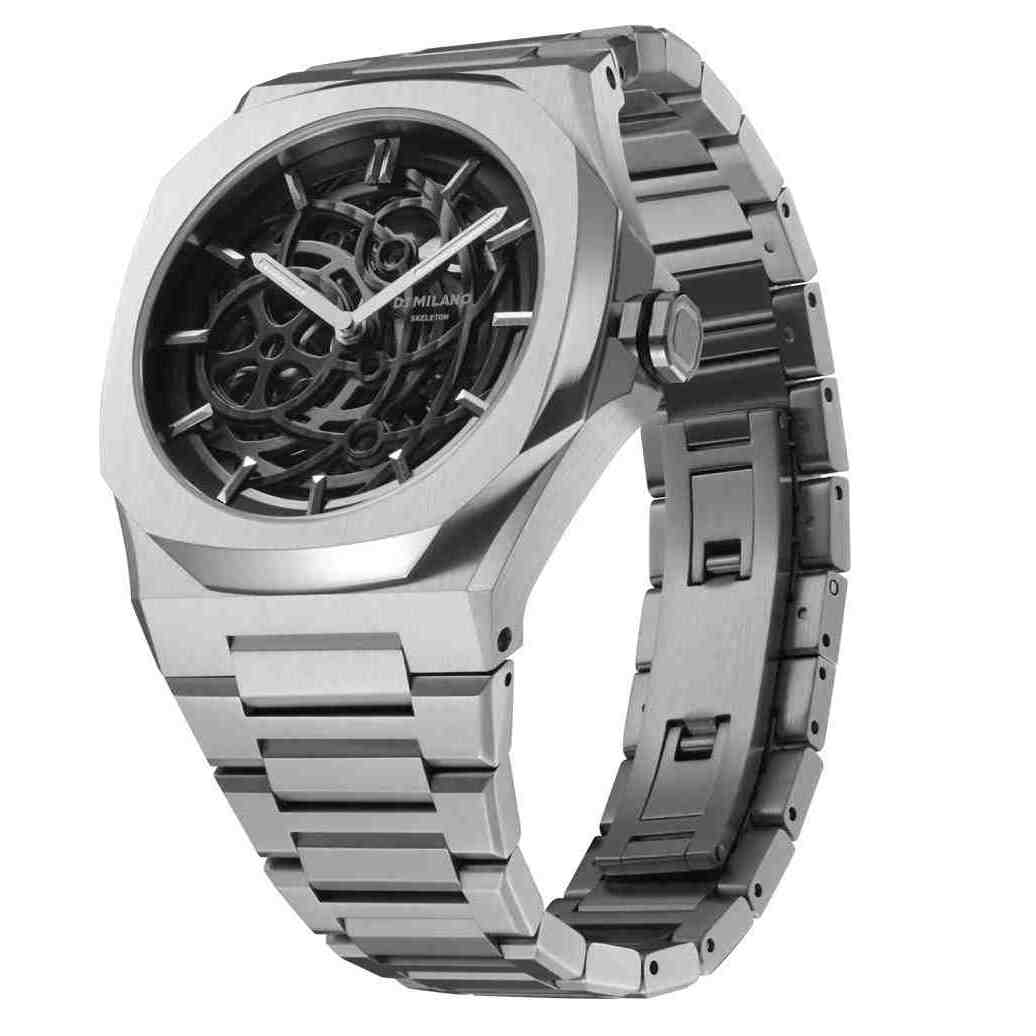 D1 MILANO Skeleton Bracelet Sliver 41.5mm SKBJ10 - Lam Workshop