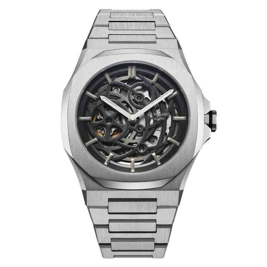 D1 MILANO Skeleton Bracelet Sliver 41.5mm SKBJ10 - Lam Workshop