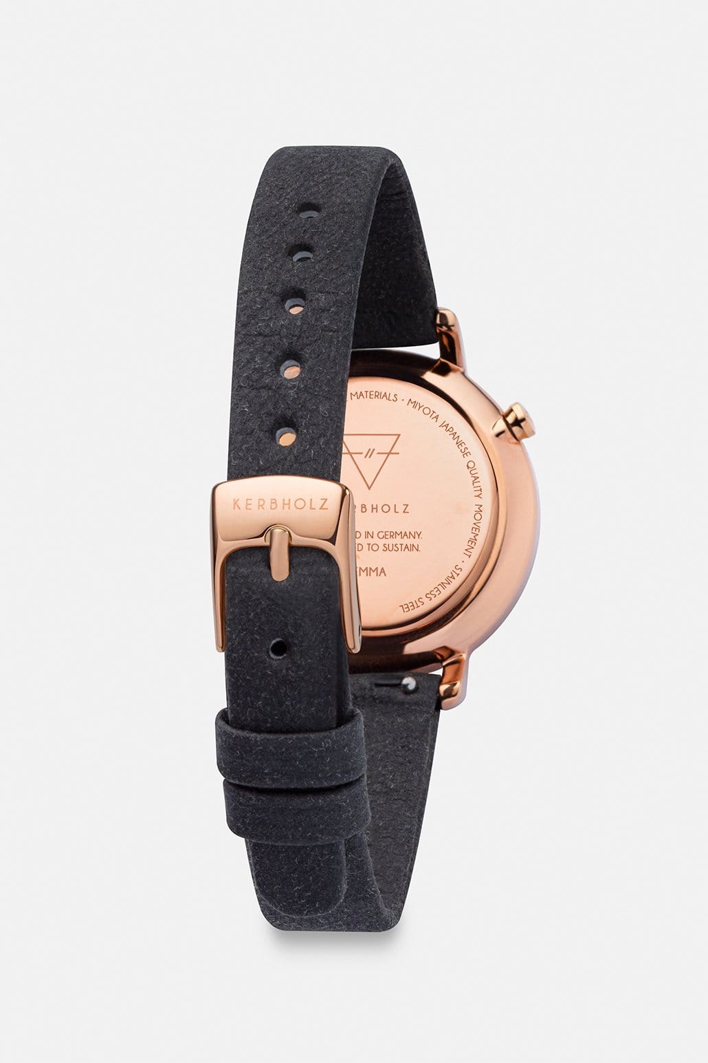 KERBHOLZ Emma Walnut Midnight Black Vegan - Lam Workshop