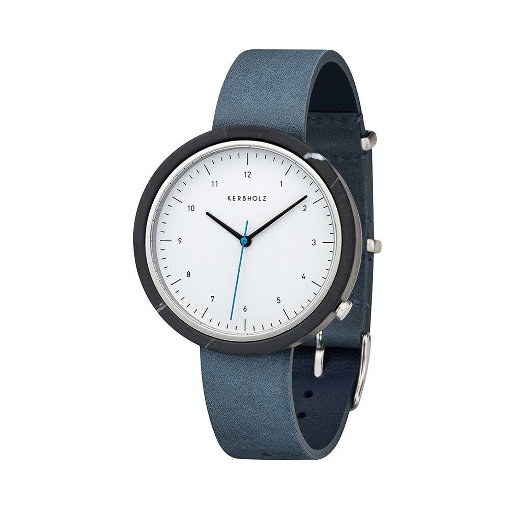 KERBHOLZ Heinrich Black & White Marble Slate Blue - Lam Workshop