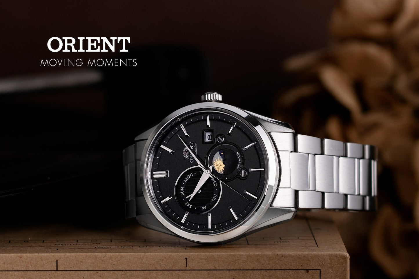 ORIENT Contemporary Sun & Moon RA - AK0307B - Lam Workshop