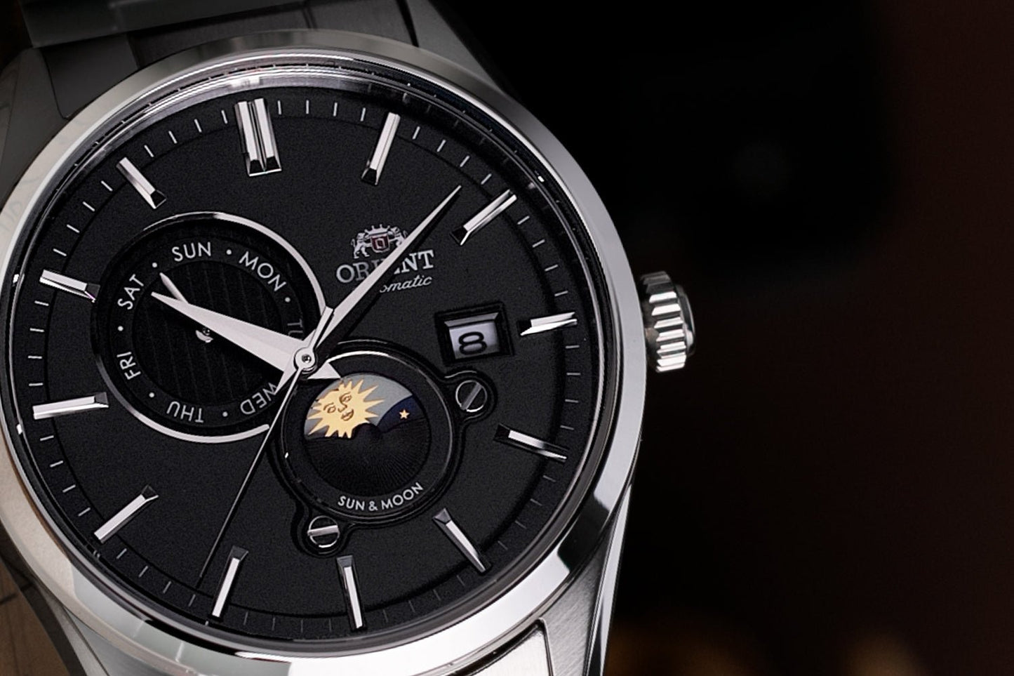 ORIENT Contemporary Sun & Moon RA - AK0307B - Lam Workshop