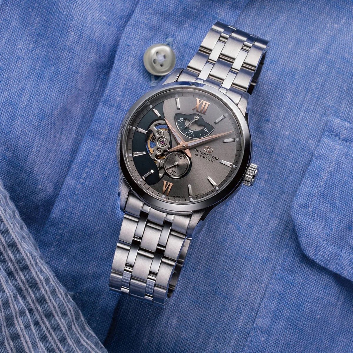 ORIENT STAR Contemporary Layered Skeleton RE - AV0B09N - Lam Workshop