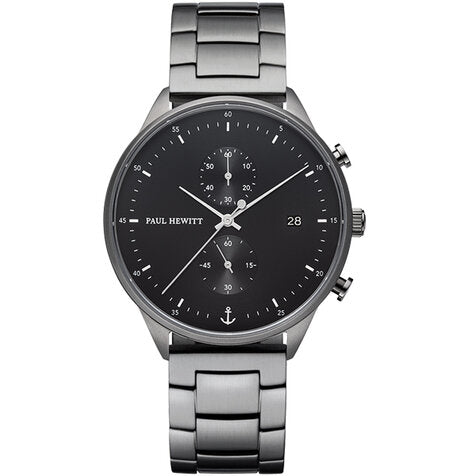 PAUL HEWITT Chrono Black Sunray Gun 42mm PH002815 - 42/M - Lam Workshop