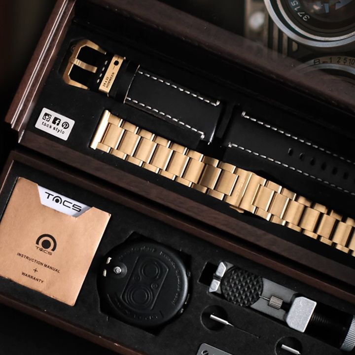 TACS Automatic Twin Lens – Retro Gold Box Set TS2002BZ - Lam Workshop
