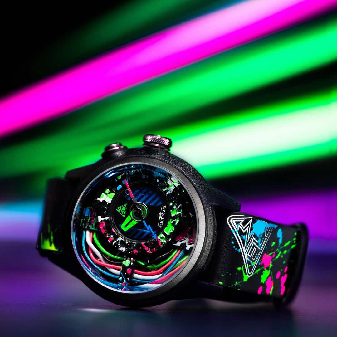 THE ELECTRICIANZ The NeonZ 42MM Black Limited Edition ZZ - A1A/08 - Lam Workshop