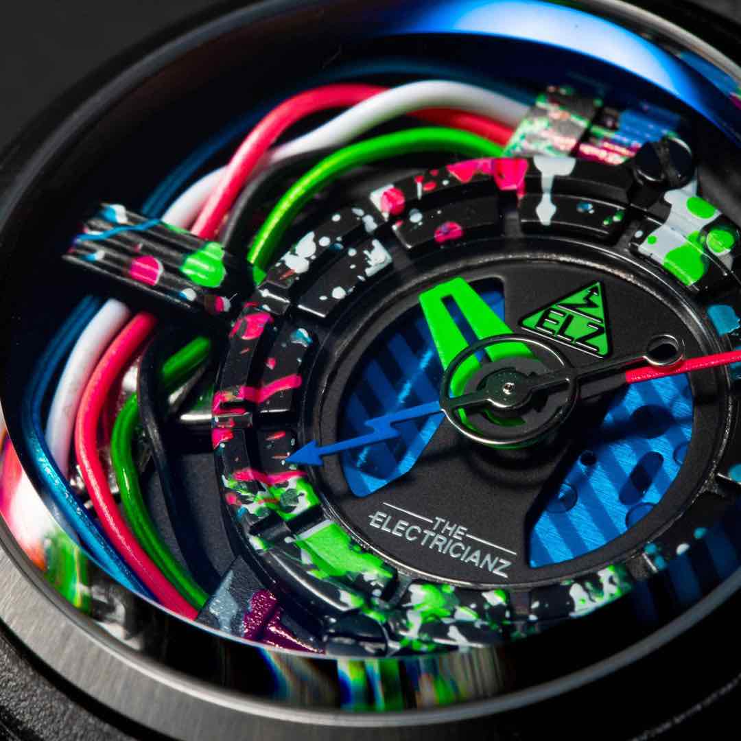 THE ELECTRICIANZ The NeonZ 42MM Black Limited Edition ZZ - A1A/08 - Lam Workshop