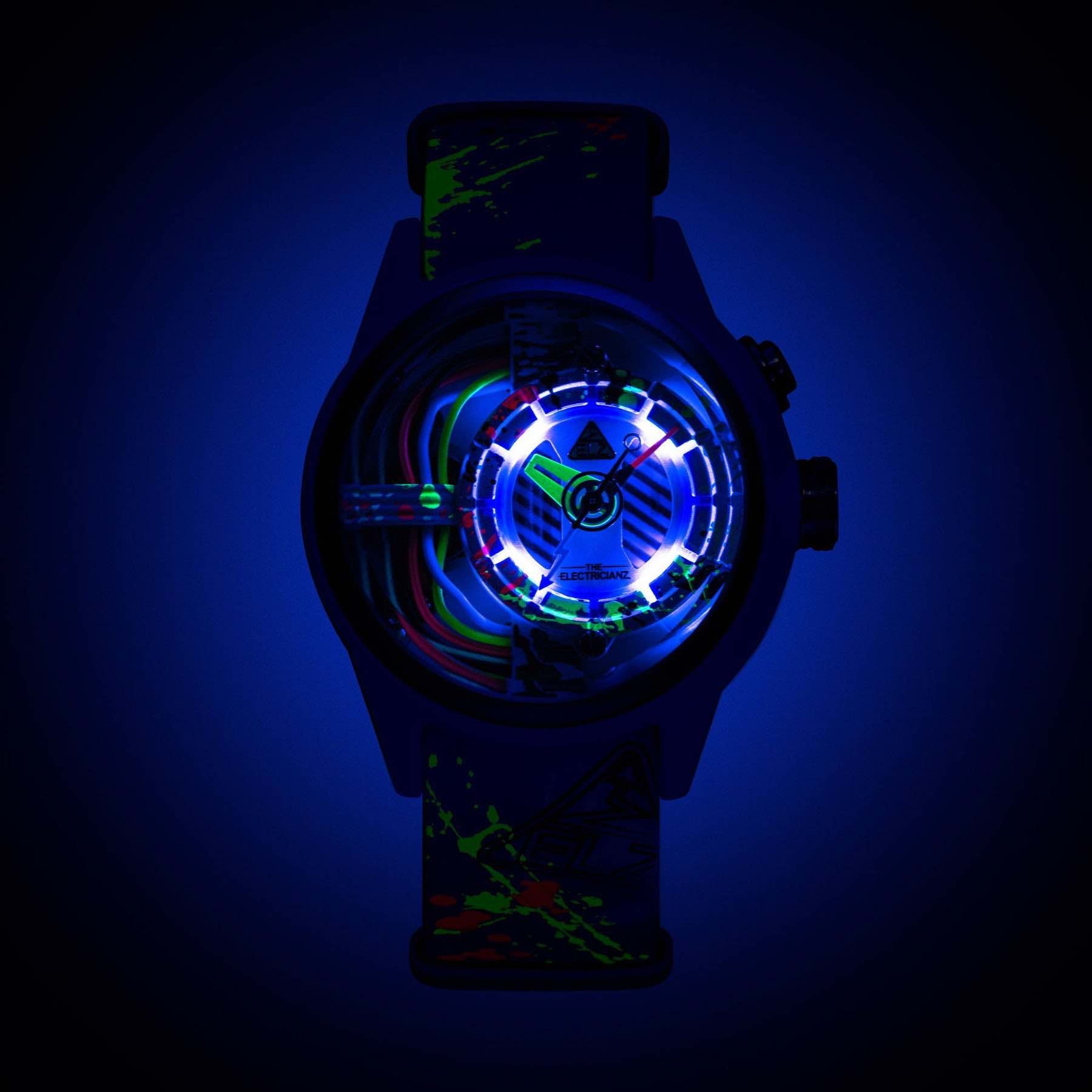 THE ELECTRICIANZ The NeonZ 42MM Black Limited Edition ZZ - A1A/08 - Lam Workshop