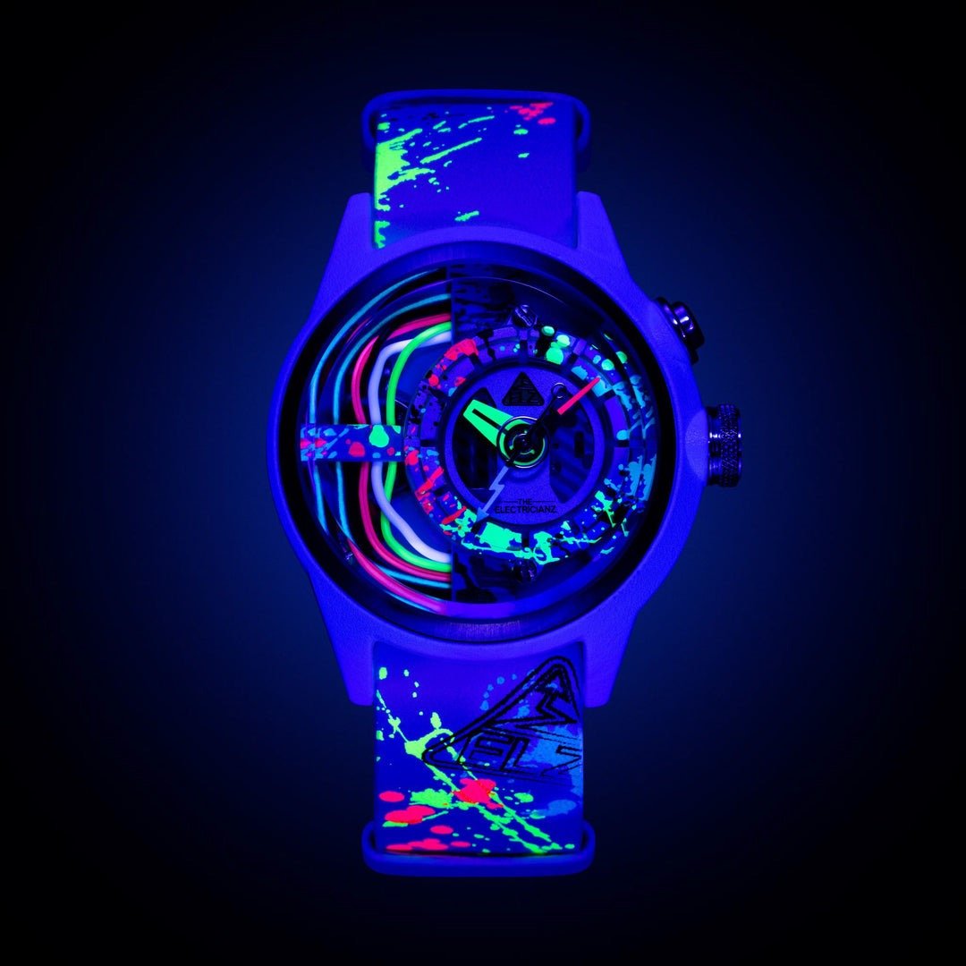 THE ELECTRICIANZ The NeonZ 42MM White Limited Edition ZZ - A1A/07 - Lam Workshop