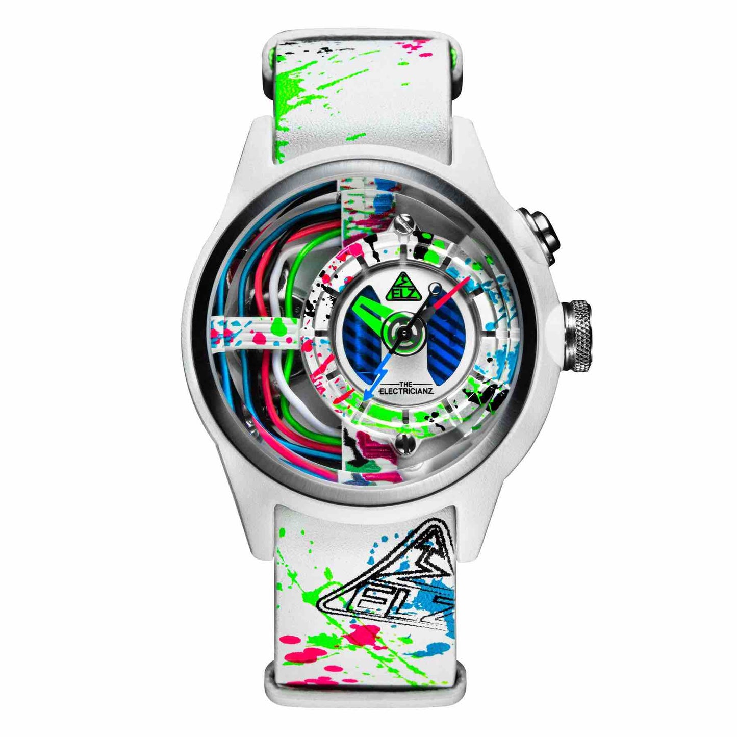 THE ELECTRICIANZ The NeonZ 42MM White Limited Edition ZZ - A1A/07 - Lam Workshop